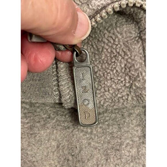 Izod Mens Gray Fleece Vest Zip-Up Sleeveless Jacket L Size - Picture 15 of 16